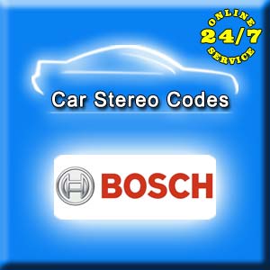 BOSCH car radio code service