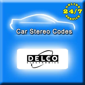 DELCO car radio code service