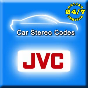JVC car radio code service