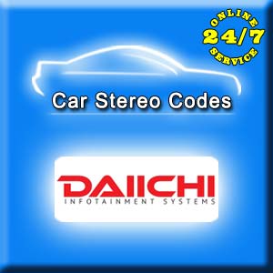 DAIICHI car radio code service