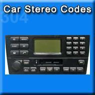 JAGUAR RADIO CASSETTE ALPINE 4X43-18K876-BB (4X4318K876BB)