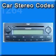 FIAT PUNTO / FIAT 199 MP3 paint SB05 BLAUPUNKT 7 646 329 616 (7646329616) / 735 429 580 0 (7354295800) / BP6329