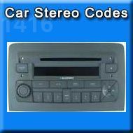 LANCIA MUSA / LANCIA 848 CD BLAUPUNKT 7 646 313 616 (7646313616) / 735 437 278 0 (7354372780) / BP6313