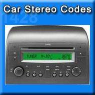 LANCIA YPSILON / LANCIA 843 MP3 BLAUPUNKT 7 644 386 316 (7644386316) / 735 392 555 0 (7353925550) / BP4386