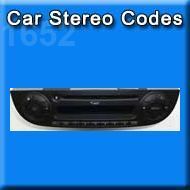 FIAT 500 / FIAT 312 MP3 AUX BLACK BOSCH 7 640 391 316 (7640391316) / 735 523 958 0 (7355239580) / CM0391