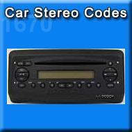 FIAT MULTIPLA / FIAT 186 CD SB05 BOSCH 7 646 325 316 (7646325316) / 735 436 061 0 (7354360610) / CM6325