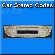 FIAT 500 / FIAT 312 Japan Ivory MP3 SB05 BLAUPUNKT 7 647 384 616 (7647384616) / 735 452 485 0 (7354524850) / BP7384