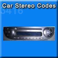 FIAT 500C / FIAT 312 MP3 Abarth Jp Black AUX2+ BOSCH 7 640 353 316 (7640353316) / 735 536 596 0 (7355365960) / CM0353