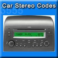 LANCIA YPSILON / LANCIA 843 CD BLAUPUNKT 7 643 388 316 (7643388316) / 735 345 243 0 (7353452430) / BP3388
