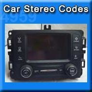 CHRYSLER Uconnect 5.0 RA2 / VP2 CONTINENTAL P68088693AC (68088693AC)